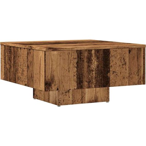 Maison Exclusive - Table basse vieux bois 60x60x31,5 cm bois d'ingénierie