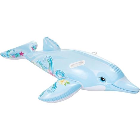 Petit dauphin mont gonflable flottant rangée jouet eau gonflable mont jouet gonflable pour enfants (1/4)