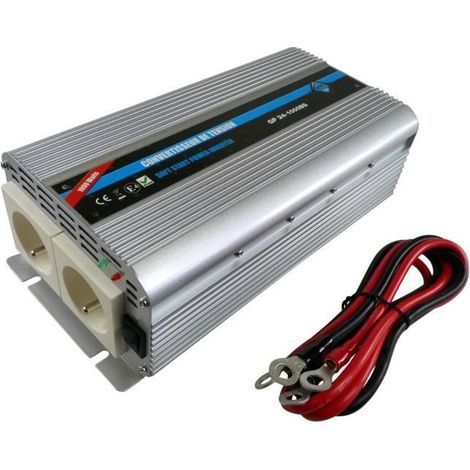 Convertitore di Corrente HTC EQUIPEMENT 1000 W 24 V 220-240 V (1/2)