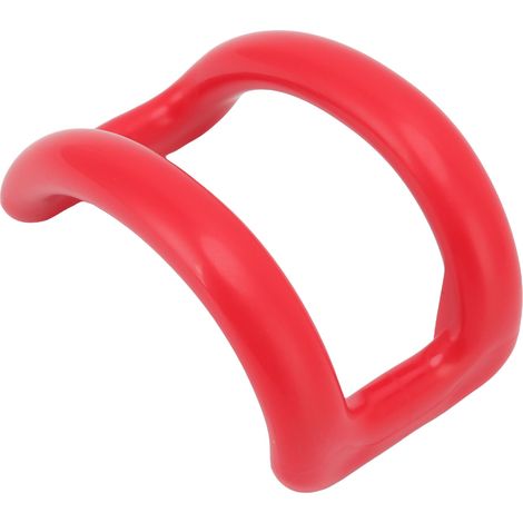 Coussin de traction cervicale en arc inversé pour redressement de la courbure, oreiller de massage et étirement du cou, rouge, usage domestique. (1/5)
