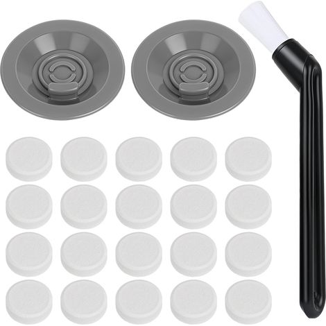 2 disques de nettoyage à expresso et 20 tablettes de nettoyage compatibles et 1 brosse de nettoyage pour machine à café Ninja Luxe, en silicone de 54 mm (1/5)