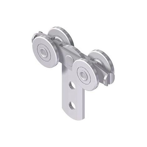 Carro de metal de 4 ruedas para rail CEPRO