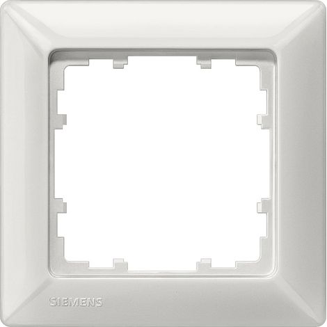 Siemens DELTA line bianco titanio Telaio 1 posto, 5TG25510