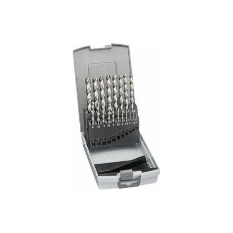 Fortis Spiralbohrer-Satz VA D338N HSS-Co1-10,0 mm 19-tlg. (1/4)
