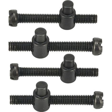 Lot de 4 tendeurs de chaîne pour tronçonneuse électrique 405 5016, noir (1/5)