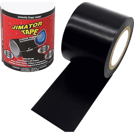 Ruban étanche noir，2pcs Tape Waterproof，Ruban en silicone auto fusionnant, ruban isolant et bande d'étanchéité，D'étanchéité qui Colle et Répare Quasiment Tout
