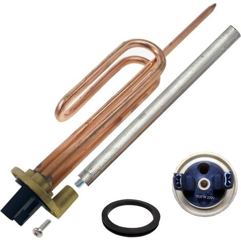 Resistencia Curva 1500W + Ánodo + Junta Termos Cointra Thermor Ariston (1/4)