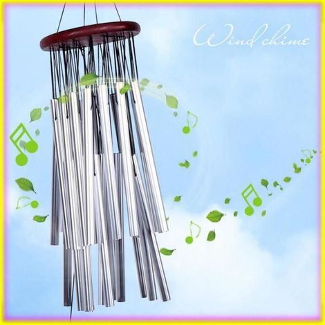keenso carillons éoliens en métal Carillons éoliens en Tubes, 27 Tubes, décoration cadeau pour cour, jardin, vie en deco postale (1/5)