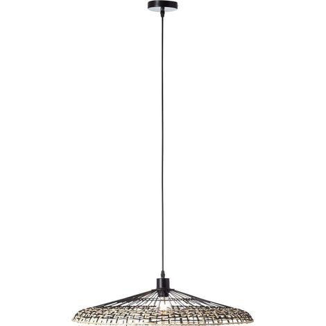 Suspension d'intérieur à 1 ampoule A60, E27, 40 W, convient pour les lampes normales (non fournies) - Réglable en hauteur et câble pouvant être raccourci (1/4)