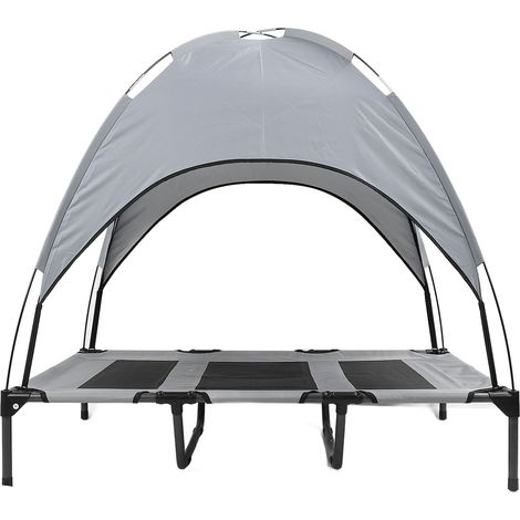 Lit surélevé pour animaux de compagnie avec auvent en tissu Oxford, lit rafraîchissant surélevé, tente Portable pour chien, extérieur résistant aux rayures XL (1/5)