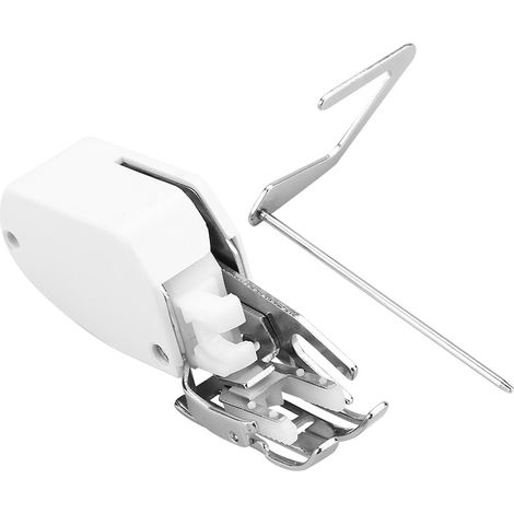 Pied de biche pour machine à coudre, pied de marche, 5 mm, métal, 8 x 3 x 2,8 cm, avec barre de guidage, accessoire couture (1/5)