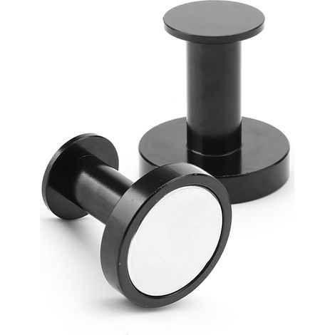 2-teiliges Magnethaken-Set, Magnethaken für Metall, Türen, Grill, Kühlschrank, Spind, Neodym-Magnethaken für Handtücher (36 mm) – Starke Magnete – 30 kg (1/5)
