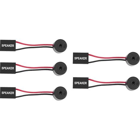 Lot de 5 buzzers internes pour carte mère d'ordinateur PC, destinés à la réparation d'ordinateurs. (1/5)
