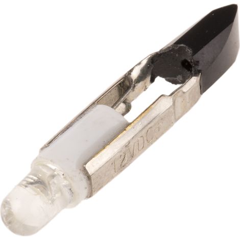 Voyant à LED Blanc, 12V c.a. / V c.c. ( Prix pour 1 )