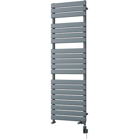 Typhoon - Anthracite Dual Fuel Towel Rail H1564mm x W500mm Thermostatic WIFI (1/3)