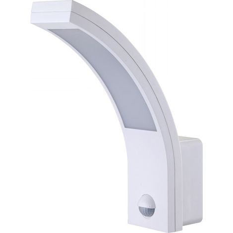 Alca power plafoniera a led da 15w ip54 curva + sensore - per esterni ed interni (1/2)