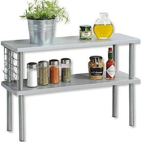 Kesper Estantería de Cocina Blanco 55 cm de Ancho