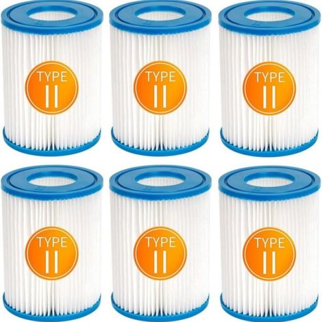Cartouche filtrante compatible avec la pompe de filtration Bestway/Intex type 58094 II pour piscines hors sol (une cartouche).