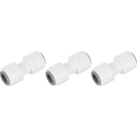 Push Fittings for Connection 5/16" x 5/16" White 3Pcs (1/5)
