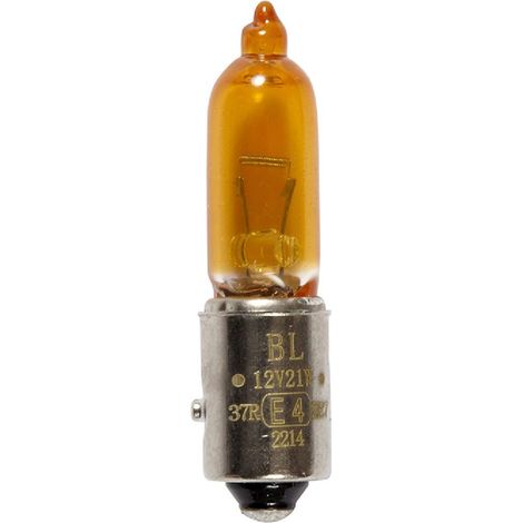 1 Ampoule 12V 21W BAY9S HY21W Orange (1/2)