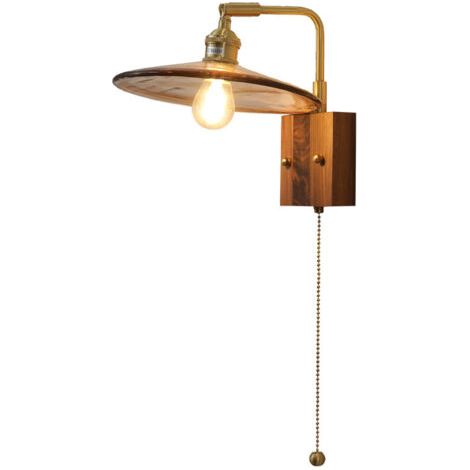 royaluxe -Nouvelle lampe murale pour chambre à coucher, style rétro, design simple (1/3)