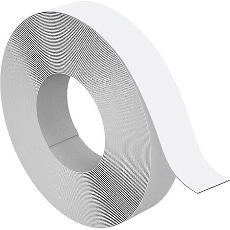 Bande de chant blanche de 10 m, ruban de chant thermocollant en mélamine pré-encollé de 15 mm (1/3)
