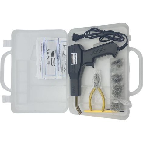 Poste à souder plastique 50 W, kit de réparation de fissures de pare-chocs de voiture, soudeuse plastique à agrafeuse à chaud, machine de réparation de soudure pour pare-chocs de voiture, pièces autom (1/5)