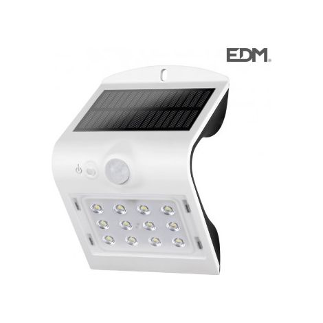 edm EDM 1,5W Aplique Solar Blanca Exterior