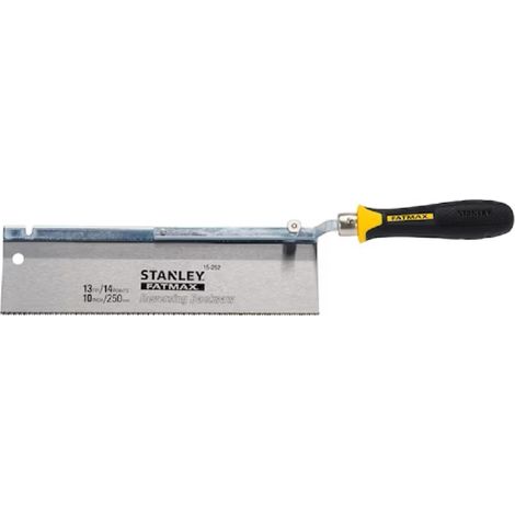 Stanley 0-15-252 sierra Sierra trasera 25 cm Negro, Amarillo (1/7)