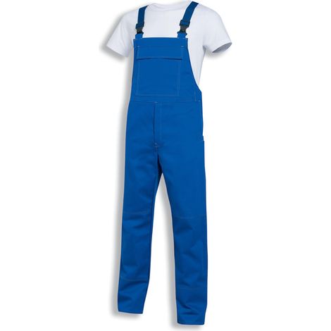 Uvex Banox+ 8884 Schweißer-Arbeitshose - Blaue Latzhose: 48 (1/4)