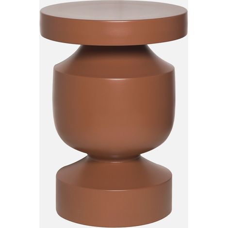 Mesa auxiliar de metal