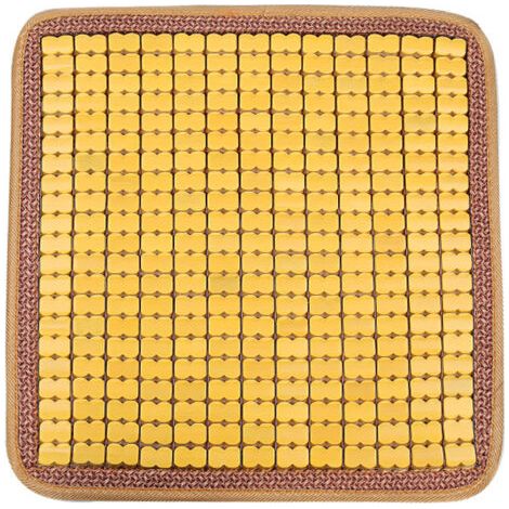 BUNTHAUS 1 Stück kühlende Badematte, quadratische Badematte, Autositzkissen, Sauna-Sitzkissen, quadratisches Stuhlkissen, Holzschutzhülle für Autositz, Sofa, Staubschutz (1/3)