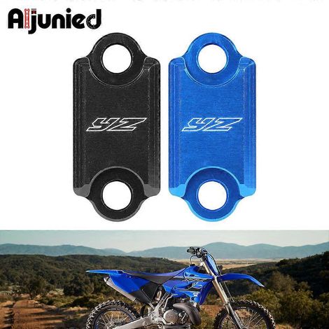 Presse-étoupe de pompe de frein compatible avec Yamaha YZ 125, 250 et 450. Pompe de frein modifiée en alliage d'aluminium. Code de pression : YZ (noir). (1/5)