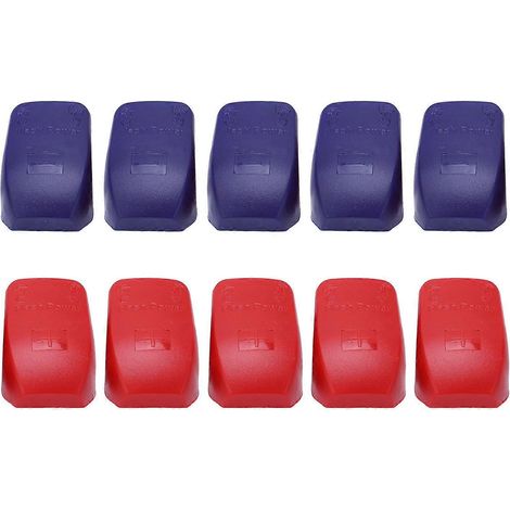 5er-Set Batteriepolabdeckungen, universell abnehmbar, robust, Schnellverschluss