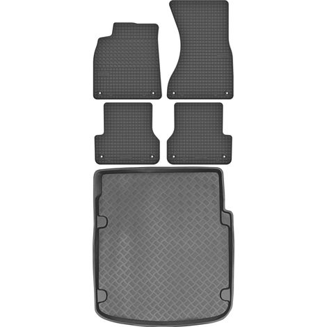 Audi A7 I 4G8 Sportback (2010–2017) – SET: Gummifußmatten + Kofferraummatte (1/5)