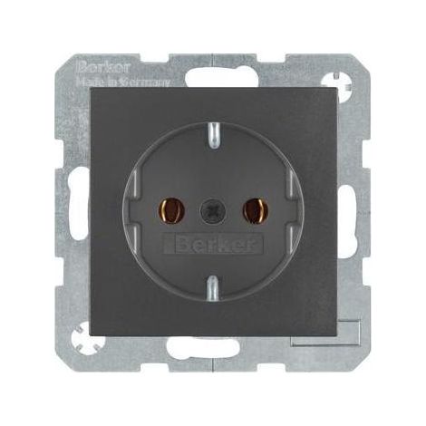 Berker 47431606 Steckdose SCHUKO S.1/B.3/B.7 anthrazit, matt (1/5)