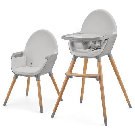 Chaise haute 2 en 1 Kinderkraft fini 2 Gris (1/3)