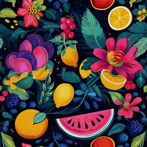 Tela decorativa para exteriores Oxford - Motivo frutal  DX6835 (1/5)