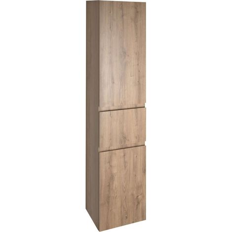 Aqualine Altair - Armario alto con cesta 40x184x31 cm, P, roble emporio AI485R (1/2)