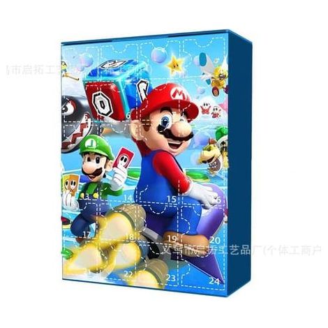 Havsglas Tomte Calendrier de l'Avent 2026 – Liten Tomte Julnedräkning Mario