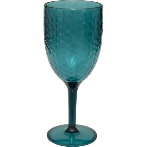 Verre à vin martelé estiva bleu - 5five