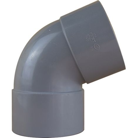 Coude PVC 67°30 Femelle/Femelle Ø100 - First Plast (1/5)
