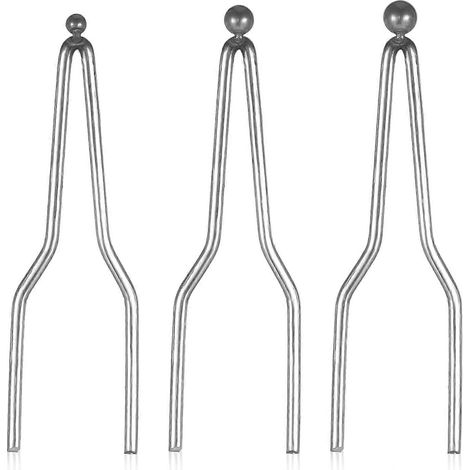 Lot de 3 pointes métalliques pour stylo à pyrogravure, outil de pyrogravure réglable, pointes à bille de rechange pour machine à pyrogravure (1/4)