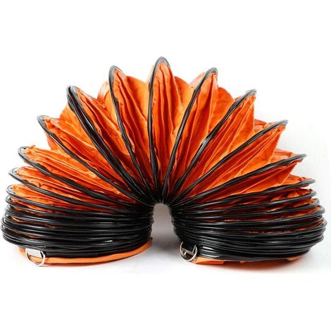 Tuyau d'échappement Ø 20cm 30cm longueur max. 5m diamètre 200 / 300mm pour Extracteur d'Air, Climatisation, Sèche-linge hotte (12 pouces 5 mètres) (1/5)