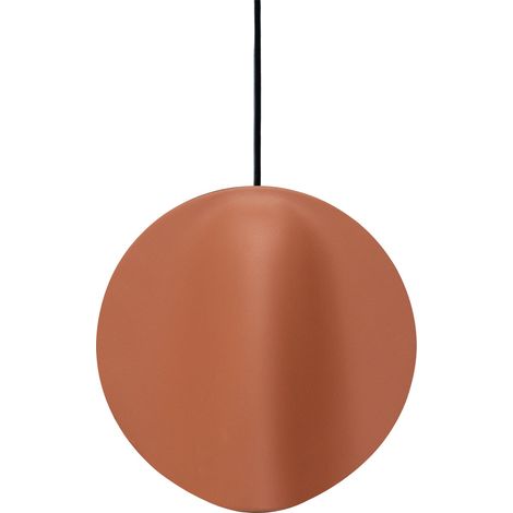 Sirio Lampada a sospensione in ceramica terracotta LED 8W 2700K dimmerabile TRIAC, paralume artigianale Made in Italy design modulare moderno