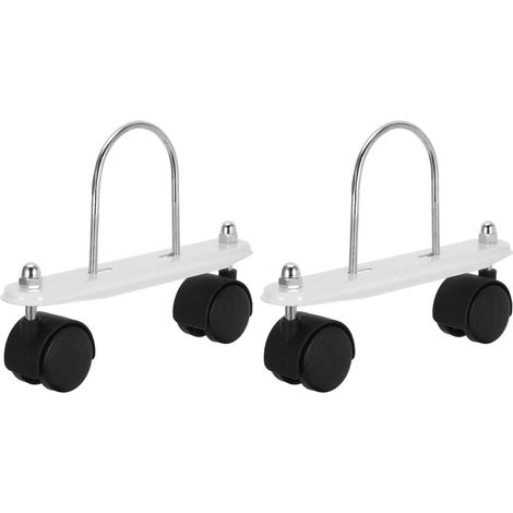 Support Chauffage À Roulettes Pour Radiateur À Huile Pieds Radiateur Roulettes Universels Pivotants Cadre En U Stable Et Antidérapant Mobilité Facile Pour Patio Et Extérieur (1/5)