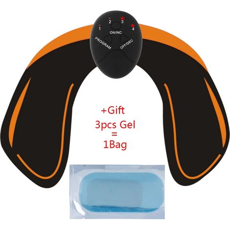Kabelloser EMS-Muskelstimulator, Gerät zur Bauchmuskelstraffung, Hüftformungspflaster, Unisex-Massagegerät – AquaForge
