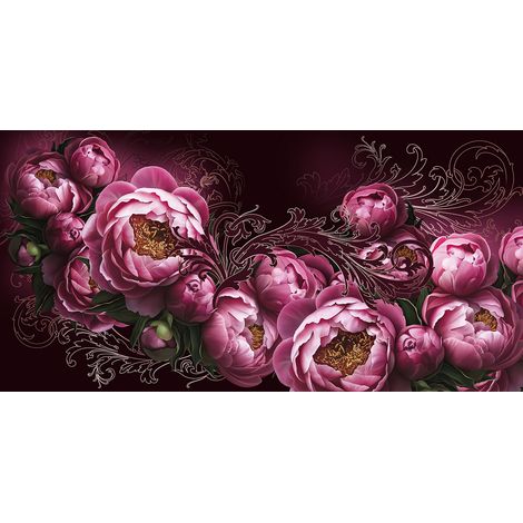 Papier peint panoramique - Fleurs - 130 cm x 65 cm (1/2)