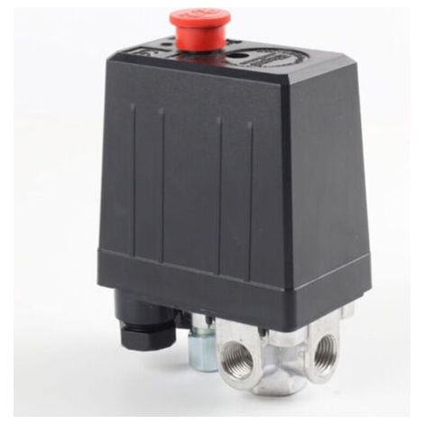 Pressostat pour compresseur d'air à 4 sorties, composants du compresseur, vanne de régulation du pressostat (1/5)