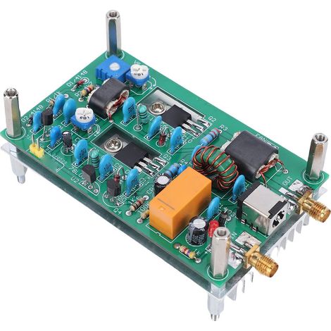 Carte d'amplificateur de puissance ondes courtes 30 W CW SSB 3 à 28 MHz, module d'amplificateur de puissance linéaire haute fréquence pour système radio DIY (1/5)